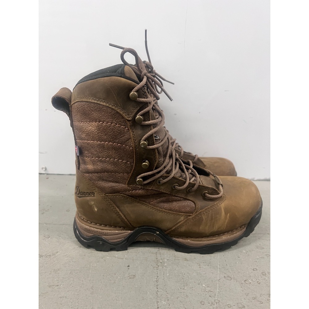 Danner Pronghorn Hunting Boots  Brown Leather Insulated GoreTex Waterproof 9.5